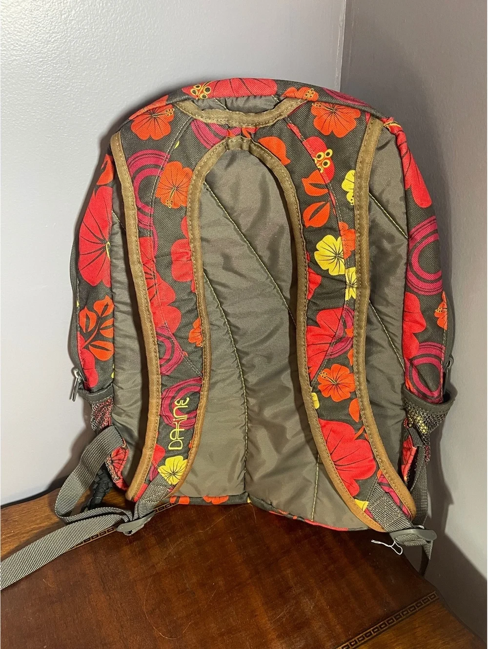 DaKine Floral Pattern Backpack with Multiple Compartments
